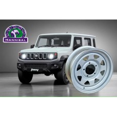 Suzuki Jimny Silver Grey Steel Wheel Rim R16 6JJ PCD 5x139.7 for Retro or Offroad SJ410 JB64 JB74 (per unit)
